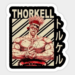 Thorkell The Tall Vintage Art Sticker